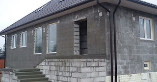 Фасад из газобетона для дома в Чапаевске - Строй-Чпв, качественная отделка от 2092 руб.