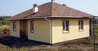 Одноэтажный дом из панелей под ключ в Чапаевске - Строй-Чпв от 135954 рублей